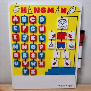 Melissa & Doug Flip To Win Wooden Games "HANGMAN"